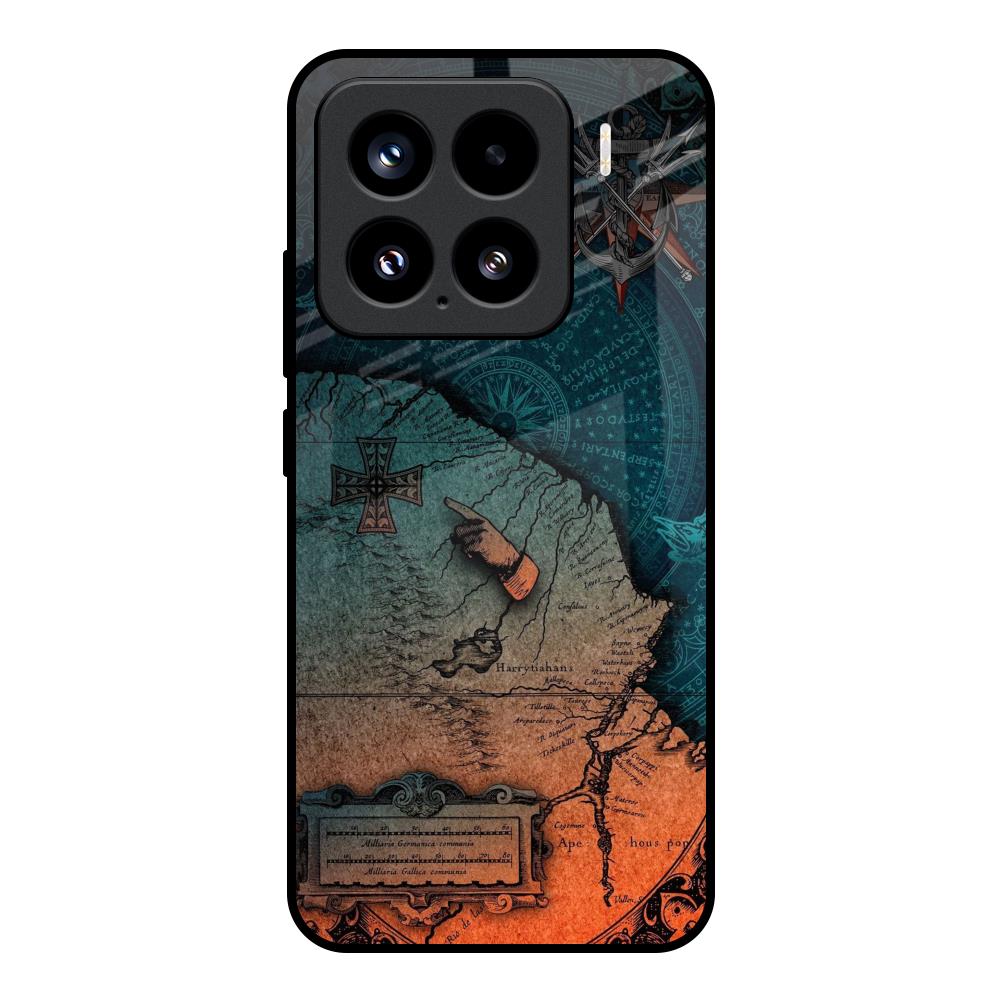 Geographical Map Mi 15 5G Glass Back Cover Online