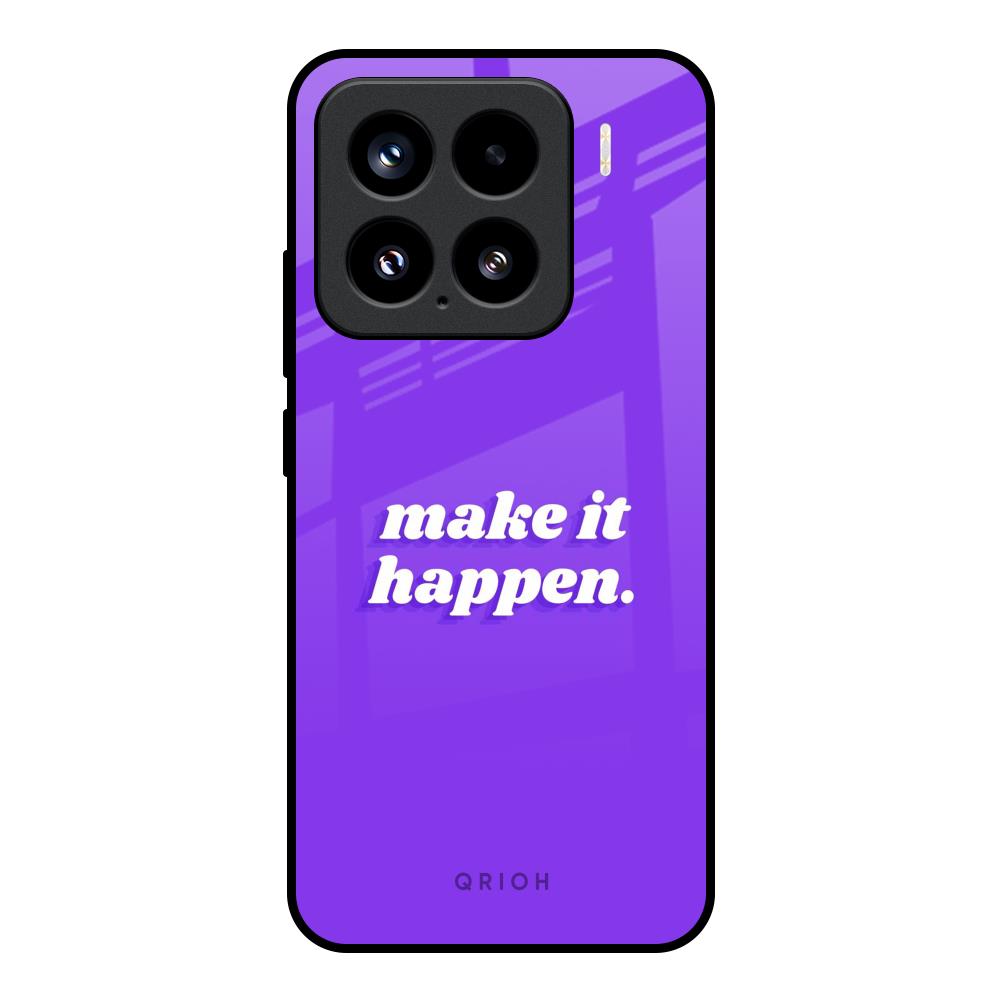Make it Happen Mi 15 5G Glass Back Cover Online