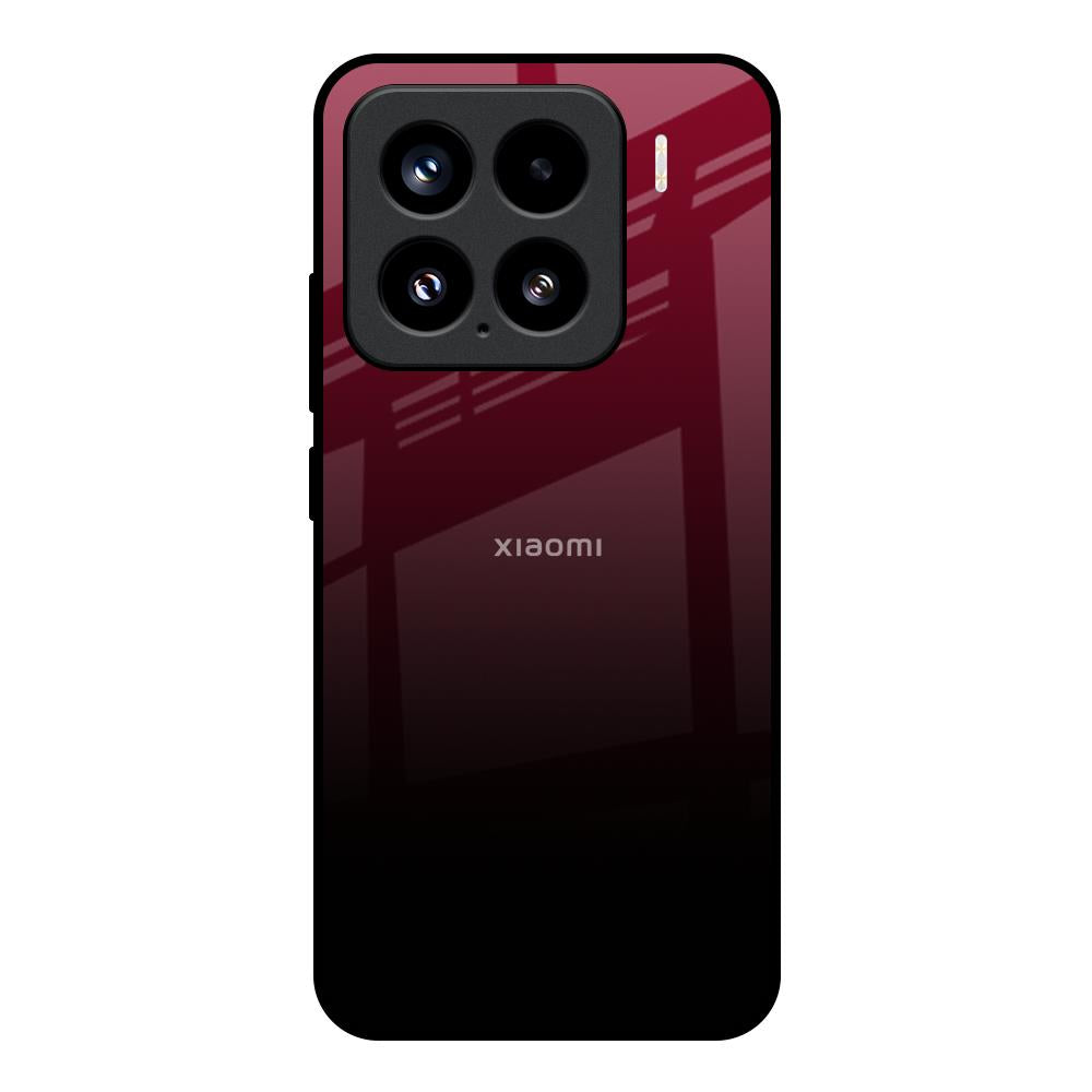 Wine Red Mi 15 5G Glass Back Cover Online