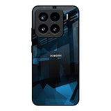 Polygonal Blue Box Mi 15 5G Glass Back Cover Online