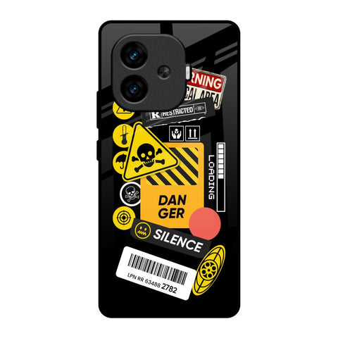 Danger Signs iQOO Neo 10R 5G Glass Back Cover Online