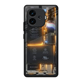 Glow Up Skeleton iQOO Neo 10R 5G Glass Back Cover Online