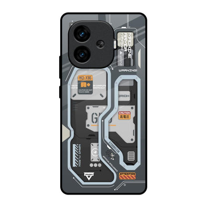 Retro Futuristic iQOO Neo 10R 5G Glass Back Cover Online