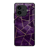Geometric Purple iQOO Neo 10R 5G Glass Back Cover Online
