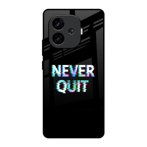 Never Quit iQOO Neo 10R 5G Glass Back Cover Online