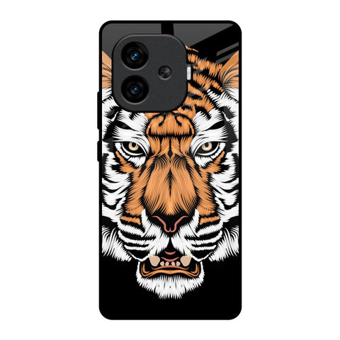 Angry Tiger iQOO Neo 10R 5G Glass Back Cover Online