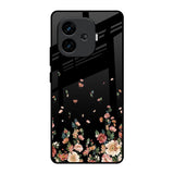 Floating Floral Print iQOO Neo 10R 5G Glass Back Cover Online