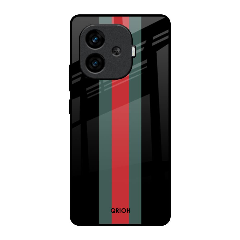 Vertical Stripes iQOO Neo 10R 5G Glass Back Cover Online
