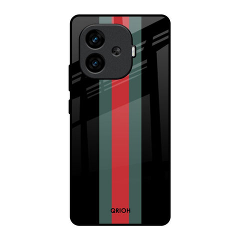 Vertical Stripes iQOO Neo 10R 5G Glass Back Cover Online
