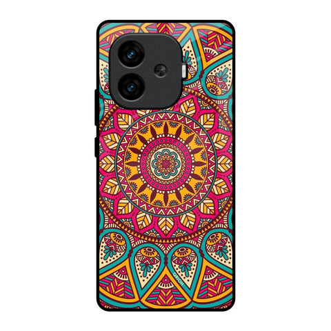 Elegant Mandala iQOO Neo 10R 5G Glass Back Cover Online