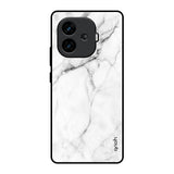 Modern White Marble iQOO Neo 10R 5G Glass Back Cover Online