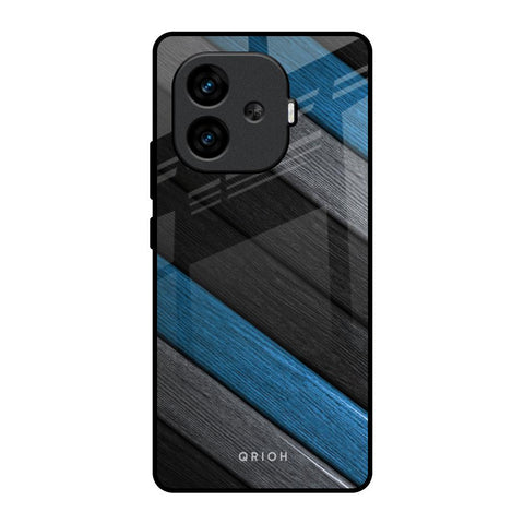 Multicolor Wooden Effect iQOO Neo 10R 5G Glass Back Cover Online