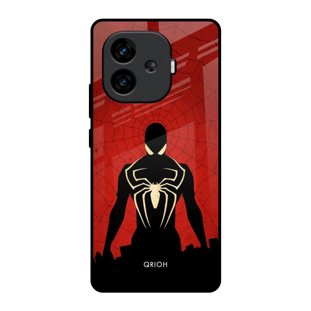 Mighty Superhero iQOO Neo 10R 5G Glass Back Cover Online