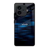 Blue Rough Abstract iQOO Neo 10R 5G Glass Back Cover Online