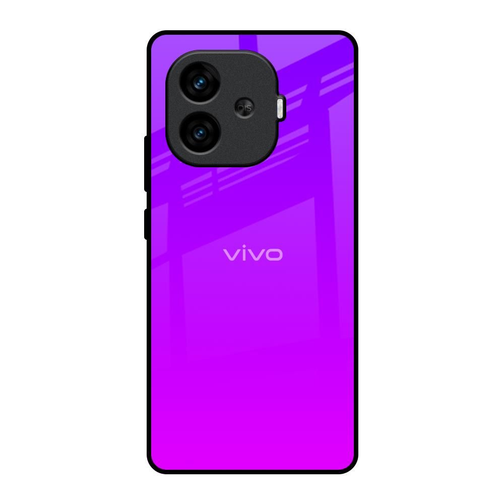 Purple Pink iQOO Neo 10R 5G Glass Back Cover Online
