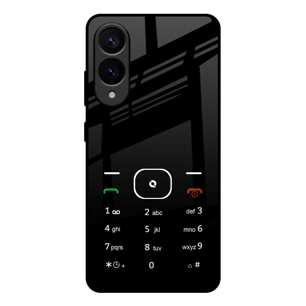 Classic Keypad Pattern Samsung Galaxy S25 Edge 5G Glass Back Cover Online
