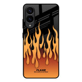Fire Flame Samsung Galaxy S25 Edge 5G Glass Back Cover Online