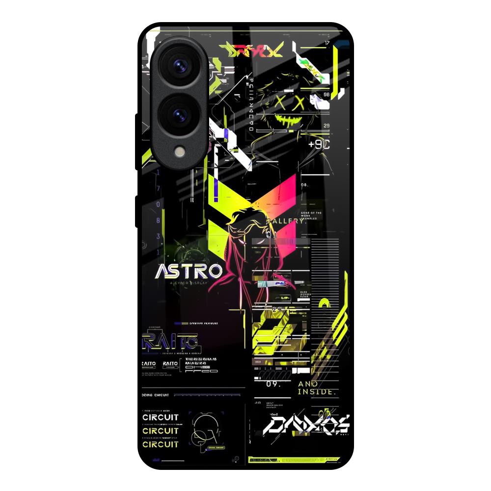 Astro Glitch Samsung Galaxy S25 Edge 5G Glass Back Cover Online