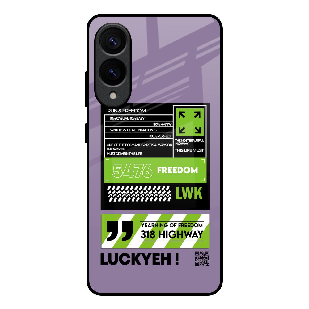 Run & Freedom Samsung Galaxy S25 Edge 5G Glass Back Cover Online