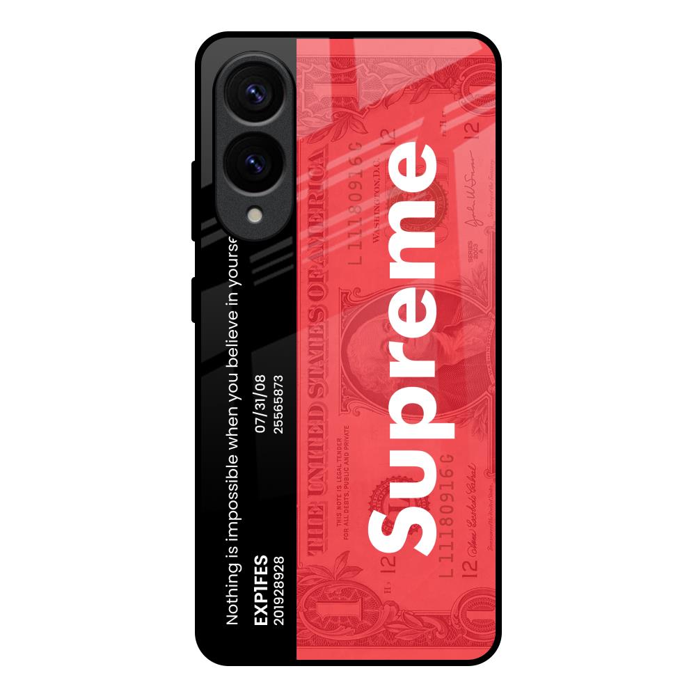 Supreme Ticket Samsung Galaxy S25 Edge 5G Glass Back Cover Online