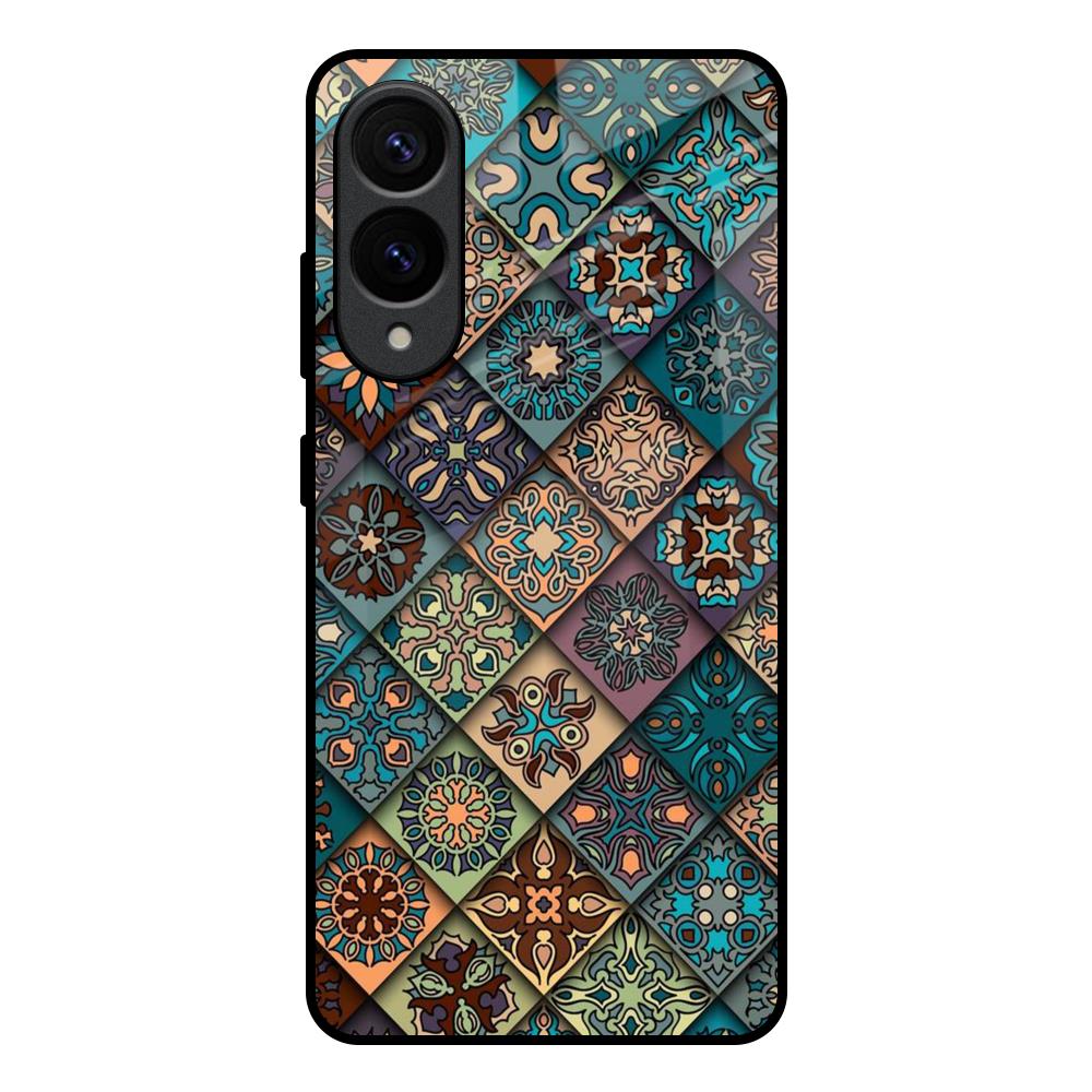 Retro Art Samsung Galaxy S25 Edge 5G Glass Back Cover Online