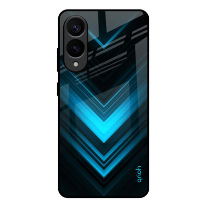 Vertical Blue Arrow Samsung Galaxy S25 Edge 5G Glass Back Cover Online