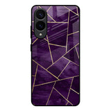 Geometric Purple Samsung Galaxy S25 Edge 5G Glass Back Cover Online