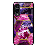 Electroplated Geometric Marble Samsung Galaxy S25 Edge 5G Glass Back Cover Online