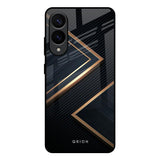 Sleek Golden & Navy Samsung Galaxy S25 Edge 5G Glass Back Cover Online