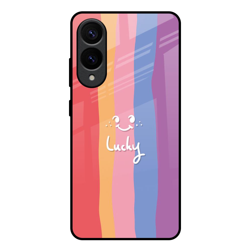 Lucky Abstract Samsung Galaxy S25 Edge 5G Glass Back Cover Online