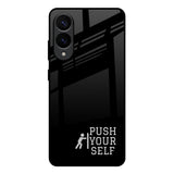 Push Your Self Samsung Galaxy S25 Edge 5G Glass Back Cover Online