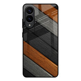 Tri Color Wood Samsung Galaxy S25 Edge 5G Glass Back Cover Online
