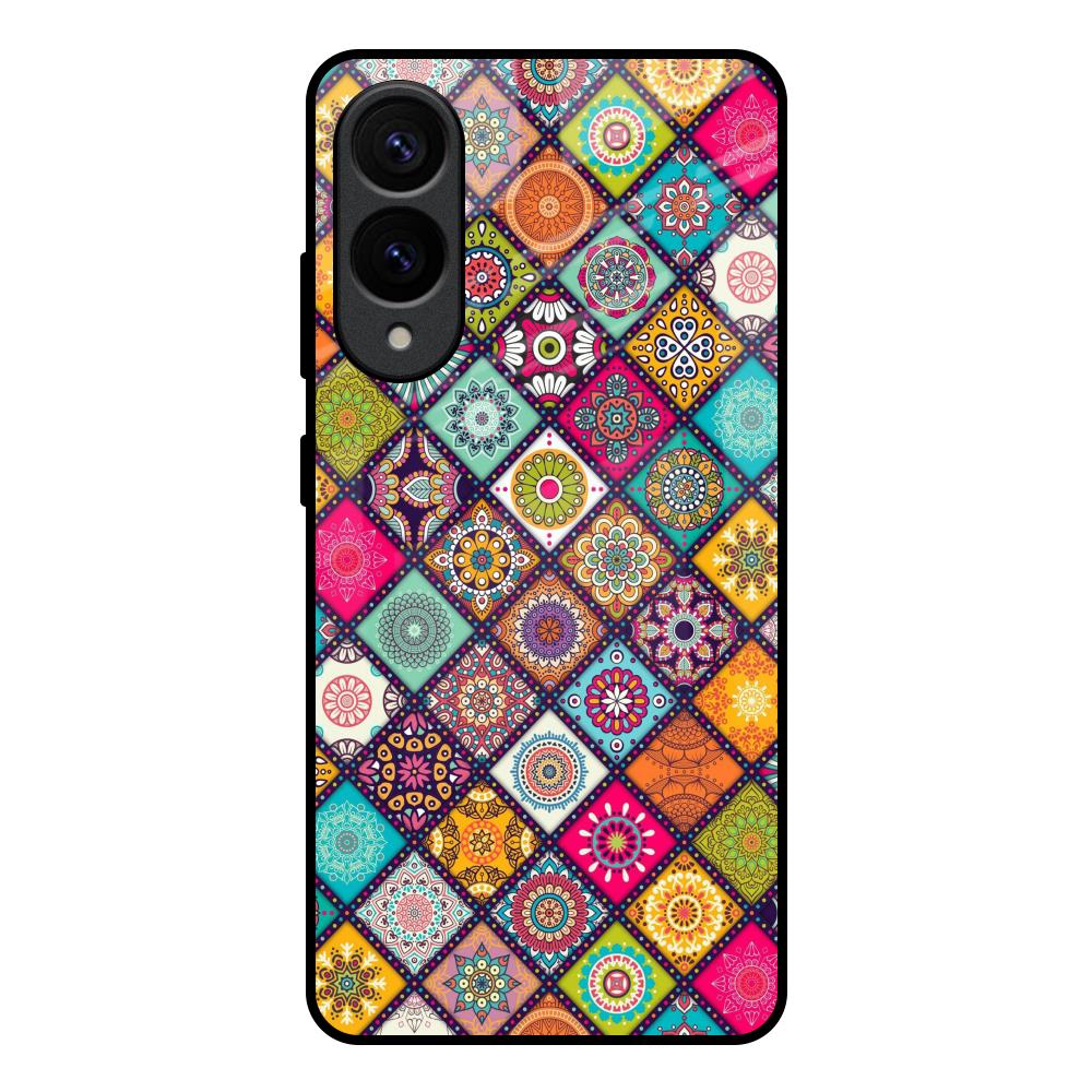 Multicolor Mandala Samsung Galaxy S25 Edge 5G Glass Back Cover Online