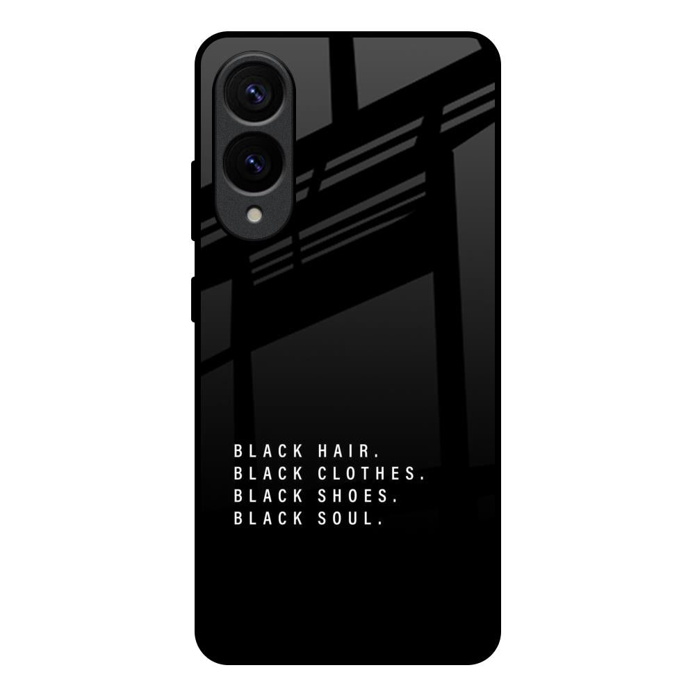 Black Soul Samsung Galaxy S25 Edge 5G Glass Back Cover Online