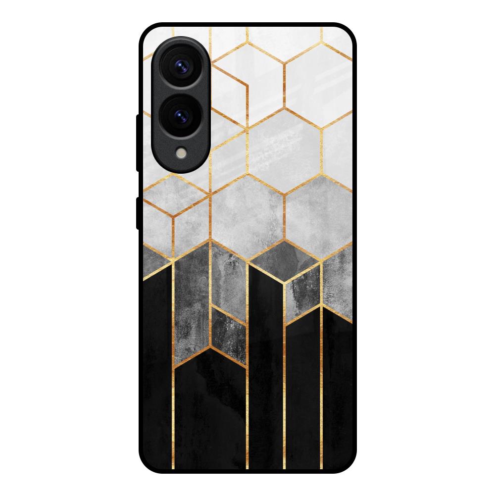 Tricolor Pattern Samsung Galaxy S25 Edge 5G Glass Back Cover Online