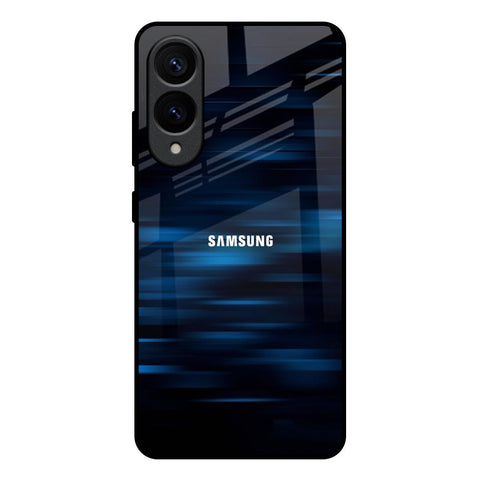 Blue Rough Abstract Samsung Galaxy S25 Edge 5G Glass Back Cover Online