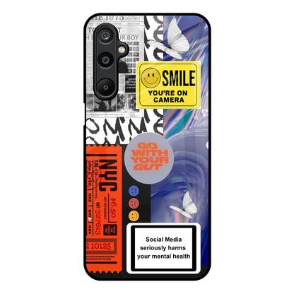 Smile for Camera Samsung Galaxy M16 5G Glass Back Cover Online