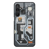 Retro Futuristic Samsung Galaxy M16 5G Glass Back Cover Online