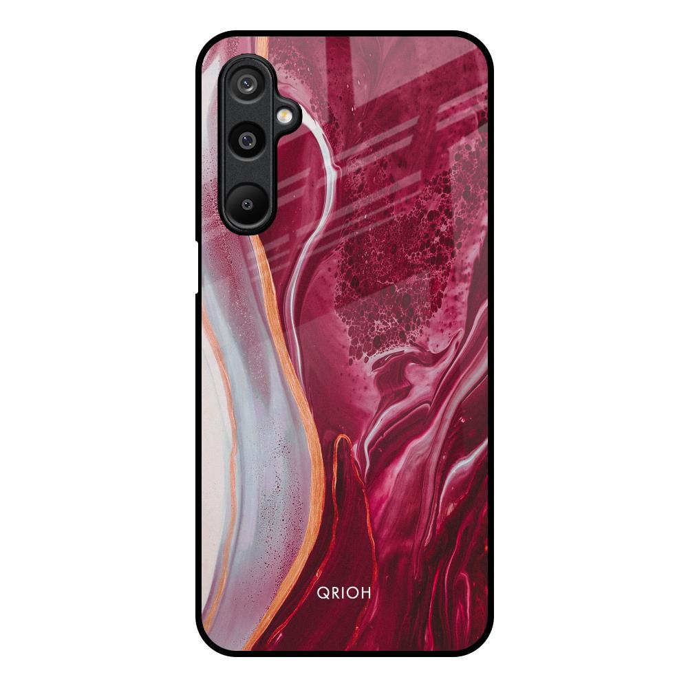 Crimson Ruby Samsung Galaxy M16 5G Glass Back Cover Online