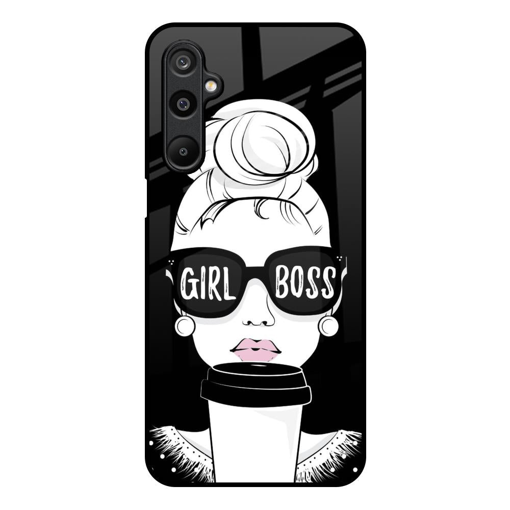 Girl Boss Samsung Galaxy M16 5G Glass Back Cover Online