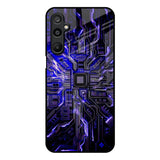 Techno Color Pattern Samsung Galaxy M16 5G Glass Back Cover Online