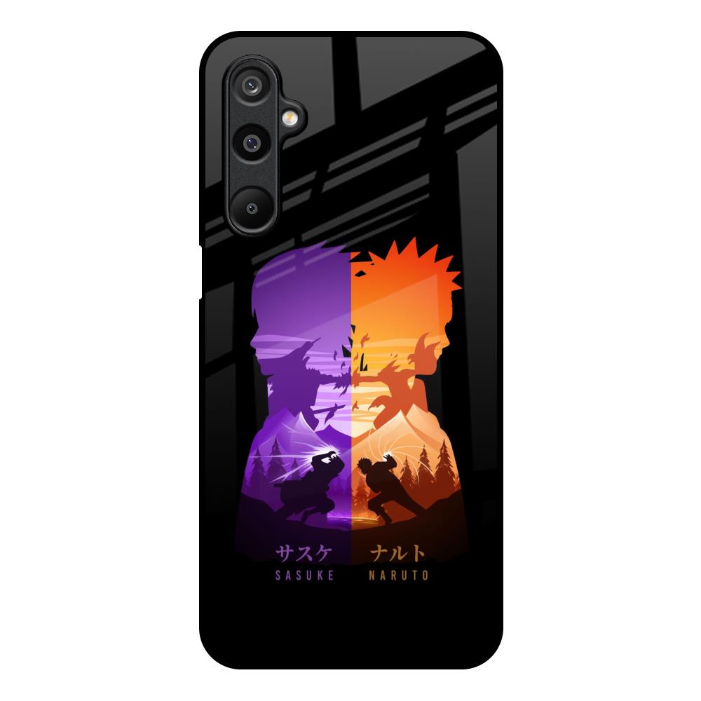 Minimalist Anime Samsung Galaxy M16 5G Glass Back Cover Online
