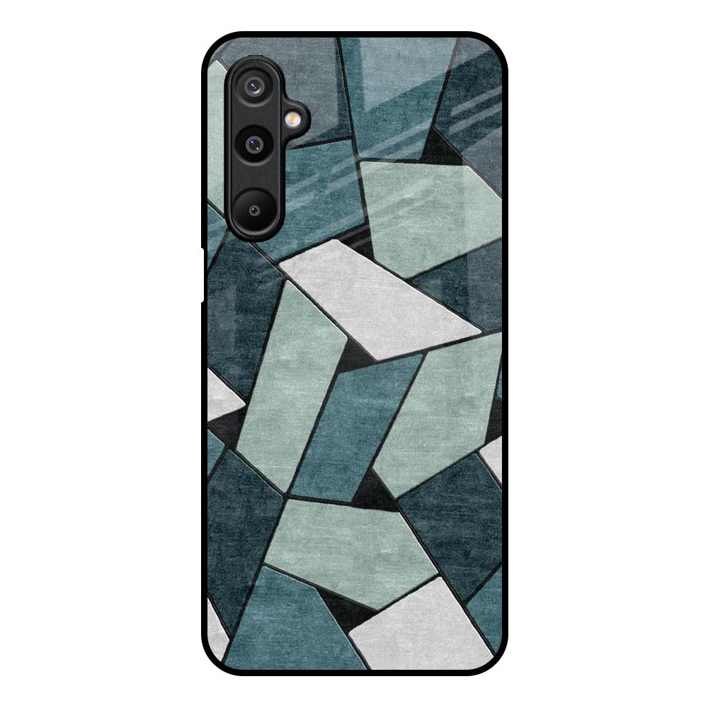 Abstact Tiles Samsung Galaxy M16 5G Glass Back Cover Online