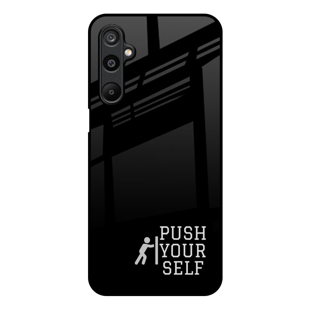 Push Your Self Samsung Galaxy M16 5G Glass Back Cover Online