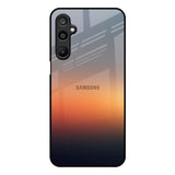 Aesthetic Orange Samsung Galaxy M16 5G Glass Back Cover Online