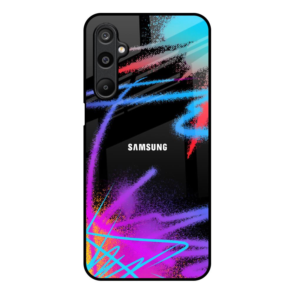 Brushy Color Samsung Galaxy M16 5G Glass Back Cover Online