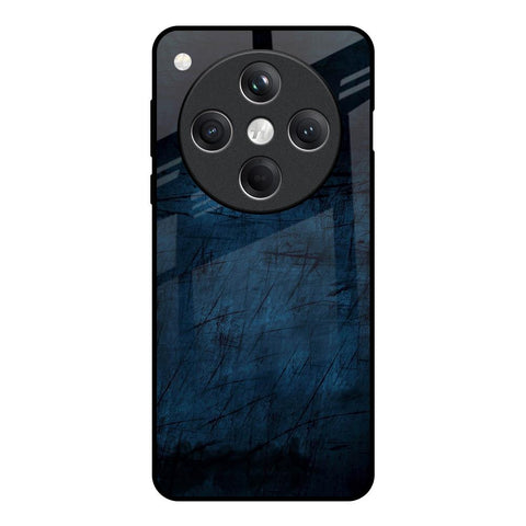 Dark Blue Grunge Oppo Find X8 5G Glass Back Cover Online