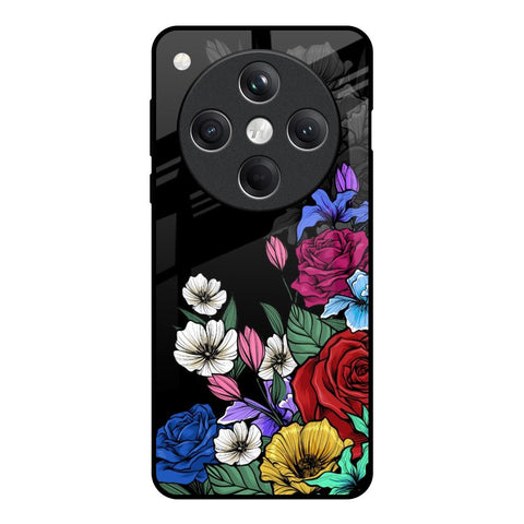 Rose Flower Bunch Art Oppo Find X8 5G Glass Back Cover Online