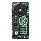 Green Camo Circuit Oppo Find X8 5G Glass Back Cover Online