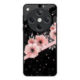 Floral Black Band Oppo Find X8 5G Glass Back Cover Online